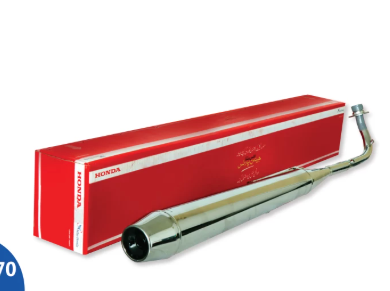 Muffler Exhaust Silencer CD70 Model 2013 Onwards Genuine Atlas Honda